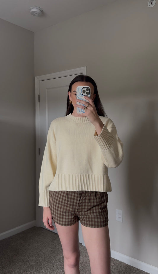 Aspen Sweater - Cream