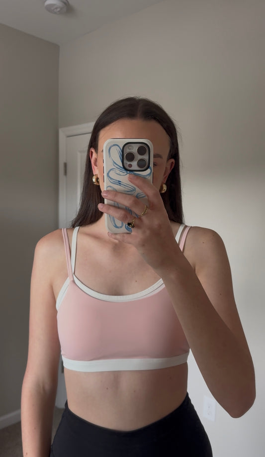 Harley Layered Top- Light Pink