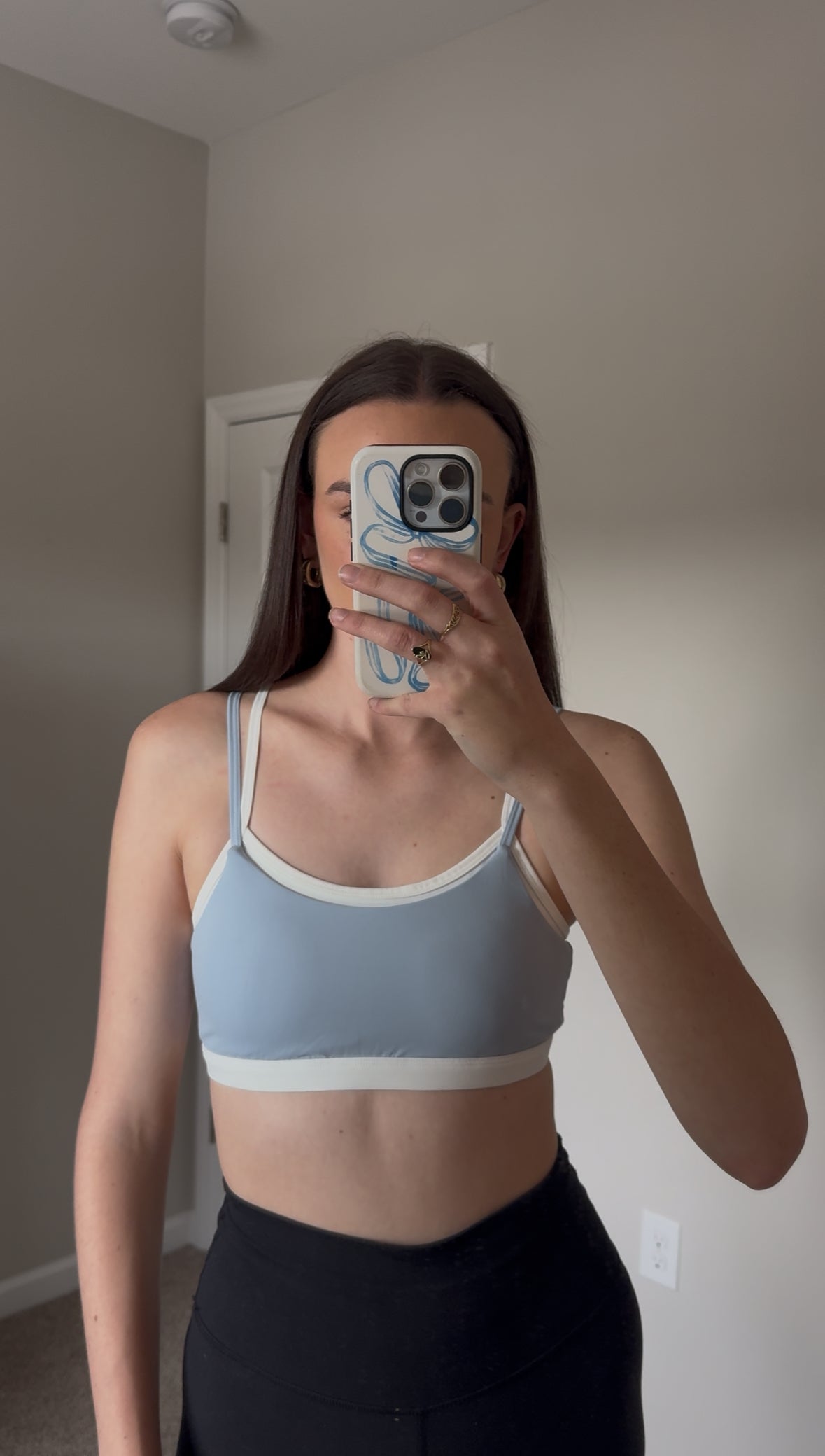 Harley Layered Top- Light Blue