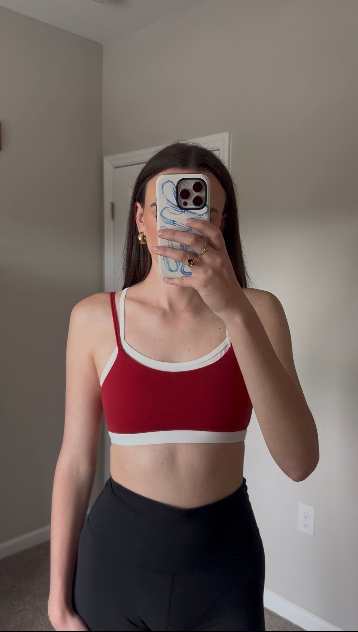 Harley Layered Top- Cherry