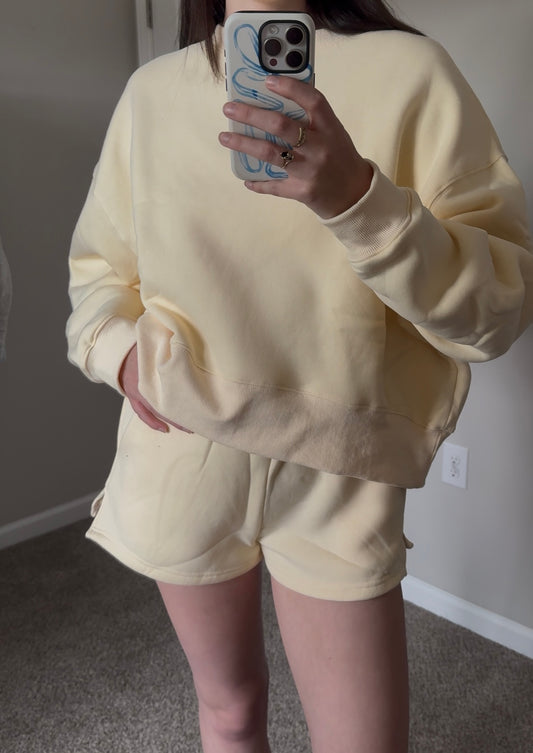 Eva Shorts- Butter Yellow