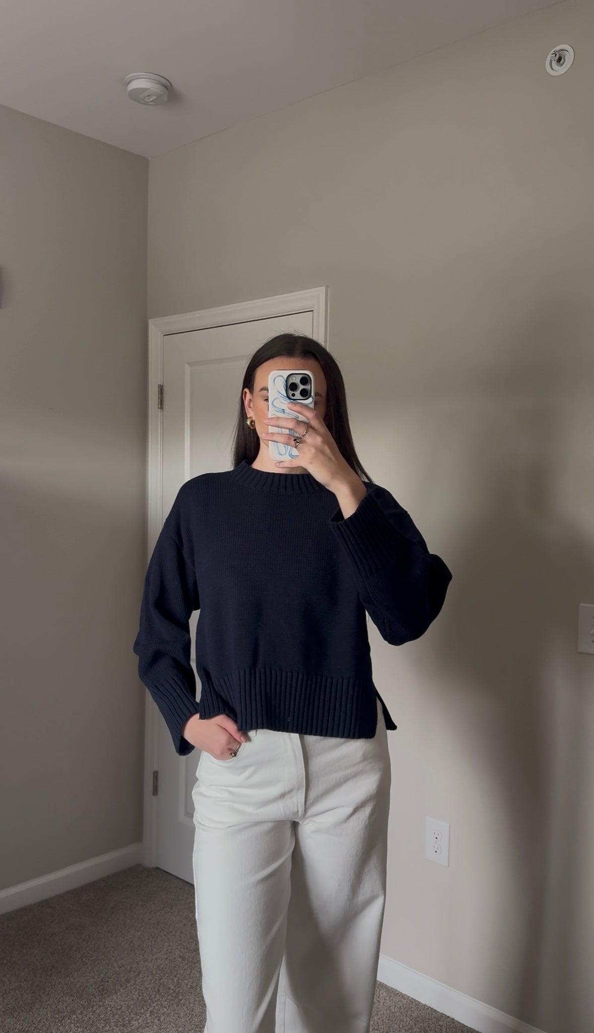Aspen Sweater - Navy