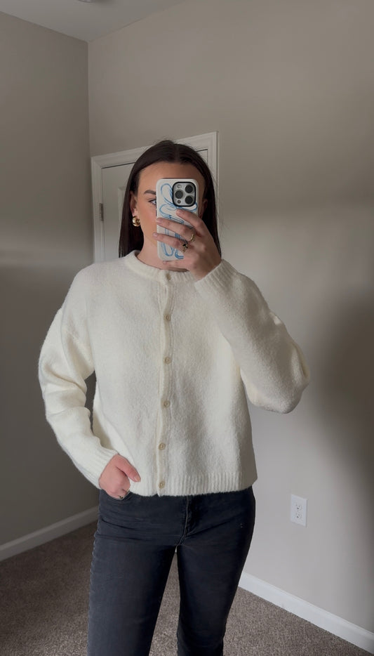 Tessa Cardigan - Ivory