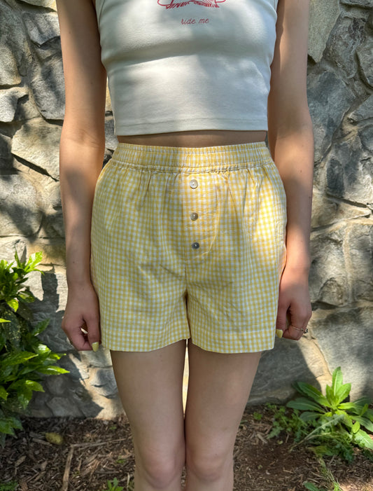 Sadie Shorts- Yellow
