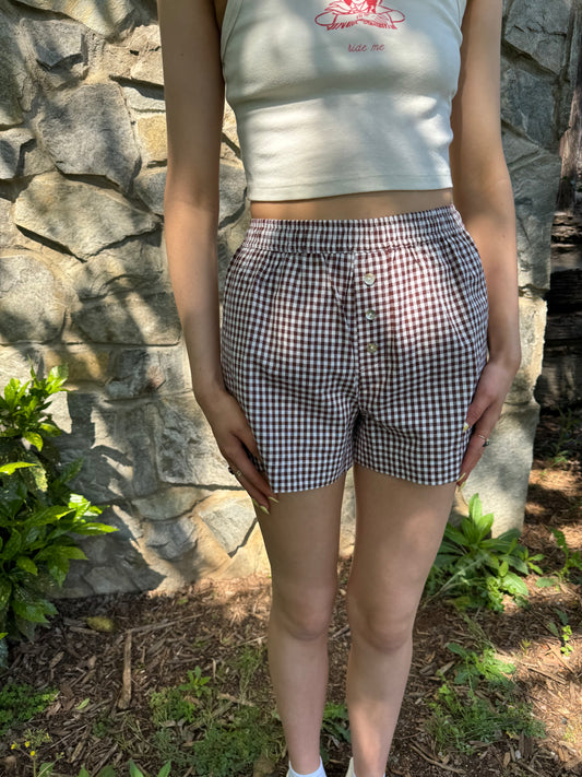 Sadie Shorts- Brown