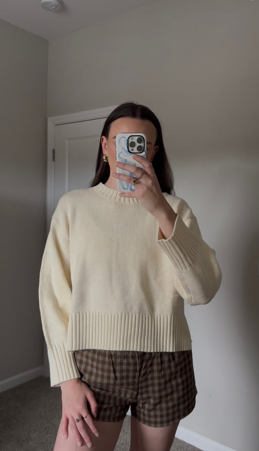 Aspen Sweater - Cream