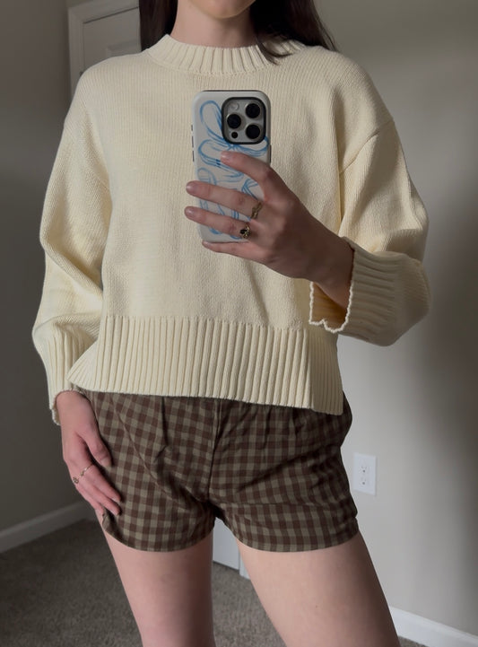 Emily Gingham Shorts