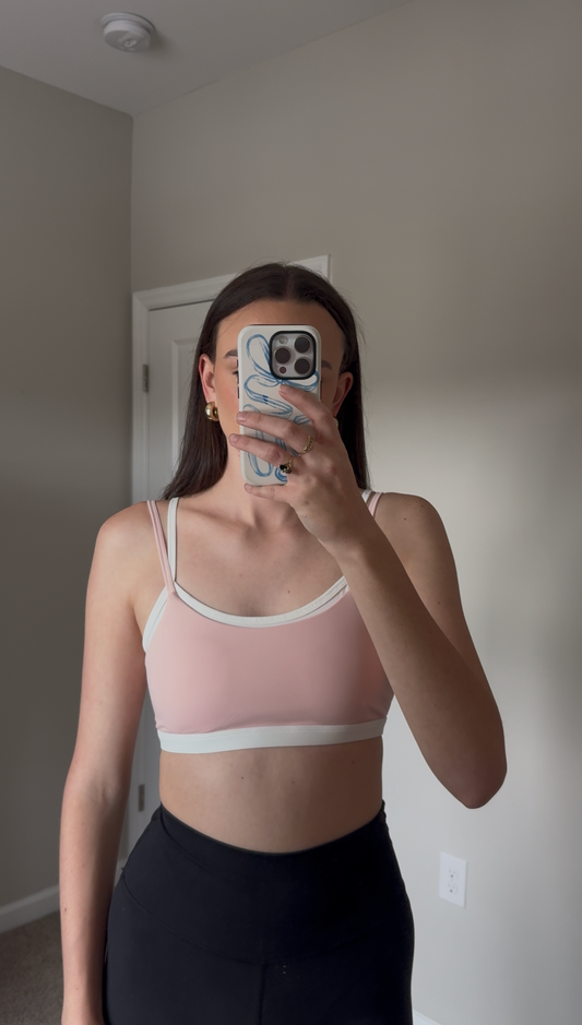 Harley Layered Top- Light Pink