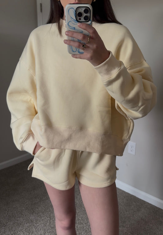 Eva Shorts- Butter Yellow