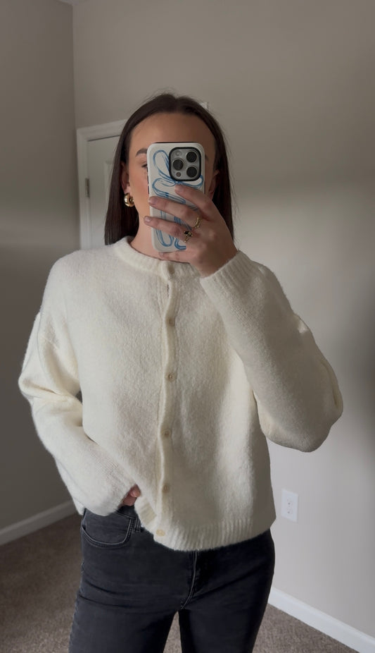 Tessa Cardigan - Ivory