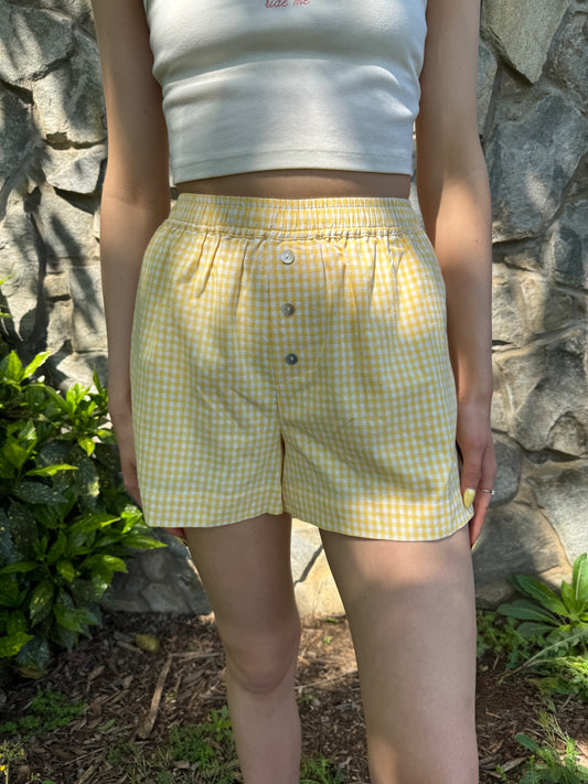 Sadie Shorts- Yellow