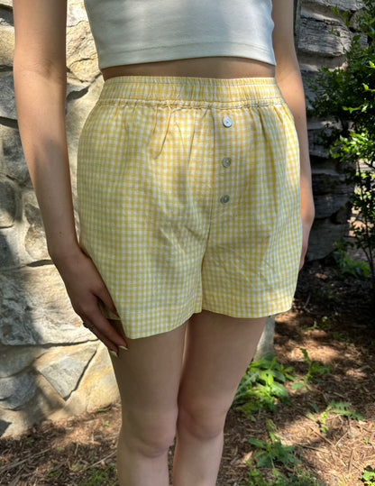 Sadie Shorts- Yellow