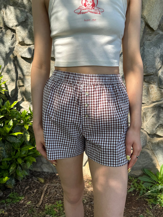 Sadie Shorts- Brown