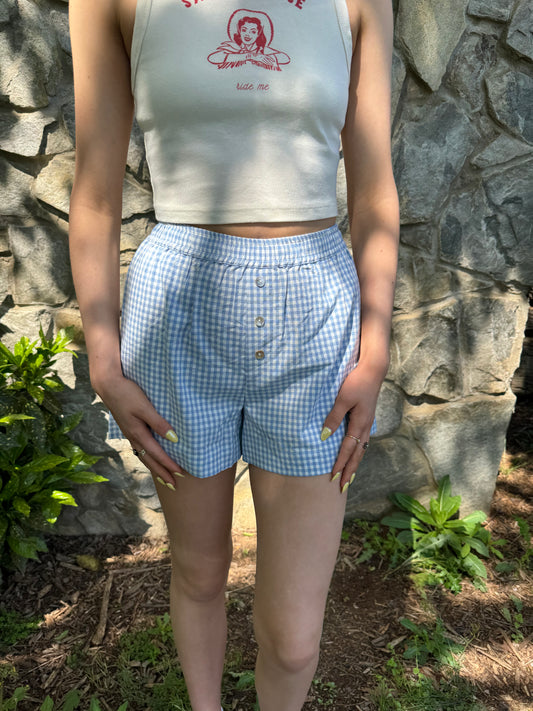 Sadie Shorts- Light Blue
