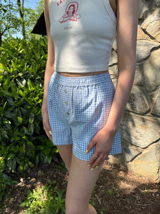 Sadie Shorts- Light Blue