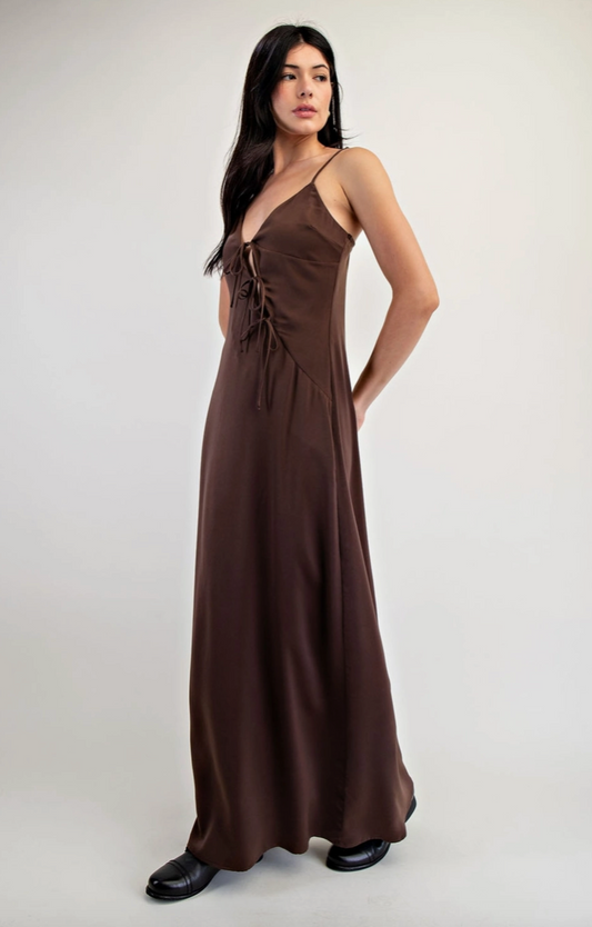Capri Dress- Brown