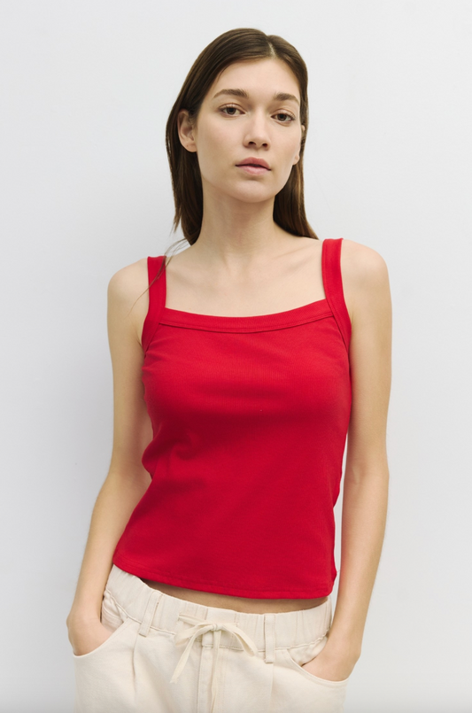 Cassie Tank Top - Red